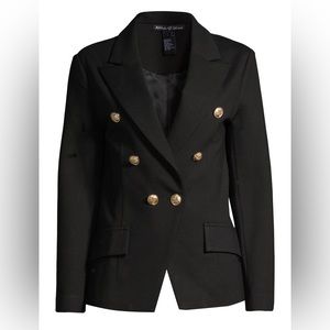 Black Blazer with gold buttons